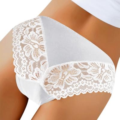 China New Design Breathable Custom Lace Panties Mature Women Plus Size Woman Seamless Used Panties for sale