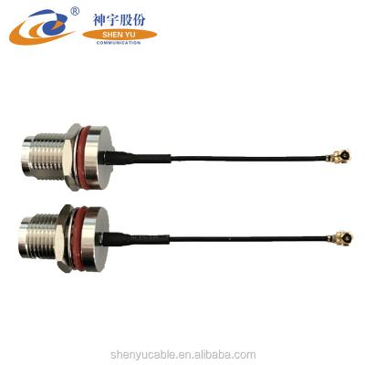 China According to customer requirements RG1.13 0.81 coaxial cable with N type female and UFL/IPEX/MHF antenna inner cable for sale