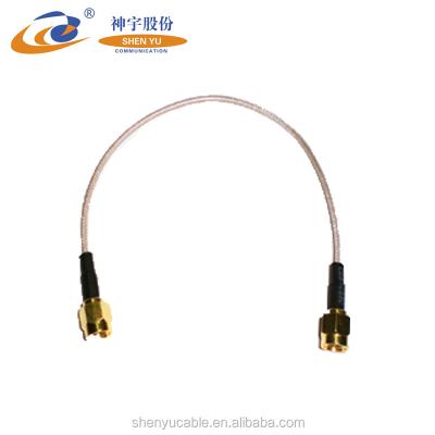 China According to customer needs hot sale rf coaxial cable with SMA male connector RG174 RG316 RG178 for sale