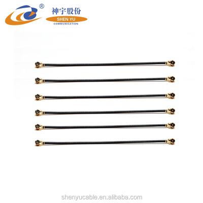 China As Per Customer Requirements 1.13 Pigtail Cable IPEX/UFL Connector Factory Direct Custom RF Cable Assembly for sale