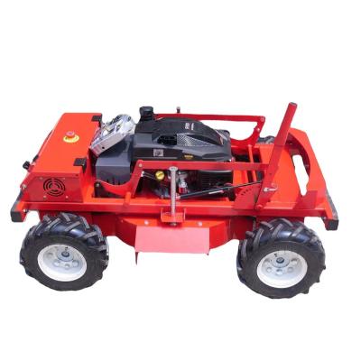 China 4-Stroke Robot Grass Cutter Mower Power Wheels Remote Control Lawn Mower Remote Control Slope Mower for sale