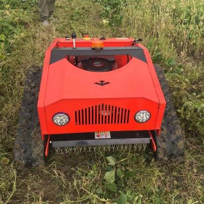 China Wholesale Factory Price Mini Lawn Mower Remote Control 4 Stroke Engine Crawler Lawn Mower 4-Stroke for sale