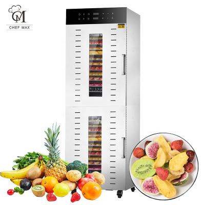 China Restaurant Chefmax 32 Layers High Capacity Fruit Vegetable Dryer Oven Food Dehydrator Machine Dry Cabinet for sale