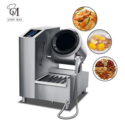 China Commercial Custom Intelligent Multifunctional Vegetable Processing Plant 12KW Stir Fry Machine Automatic Electric Cooking Machine for sale