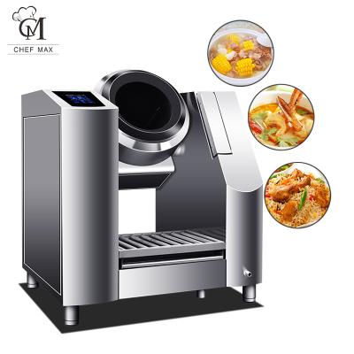 China Restaurant canteen commercial intelligent multifunctional stir-fry machine 12000W electric automatic cooking machine for sale