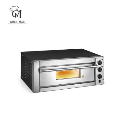 China Industrial Bakery Countertop 2400W Custom Glass Window Baking Oven Electric Pizza Oven For Restaurant for sale