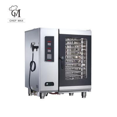 China Professional Custom Multifunction Hotels 6KW Digital Controller Electric Commercial Combi Electronic Oven For CE for sale