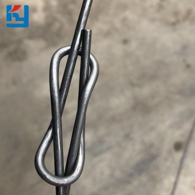 China Scooping Wire Factory Price Quick Tie Galvanized Steel Cotton Bale Yarn Double Loop Tie Wires for sale