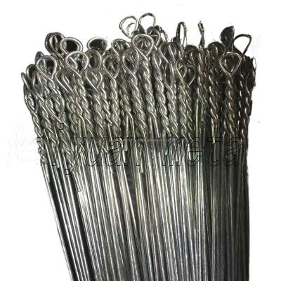 China Factory Supply High Tensile Bundling ASTM Galvanized Single Loop 14GX14FT Wrapping Wire for sale