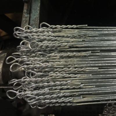 China WRAPPING 14gx14ft 140 Ties Galvanized Single Loop Wrapping Wire For Old Clothes Wrapping for sale