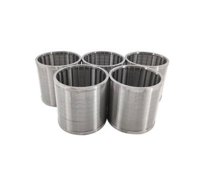 China Architecture & Construction High Precision Wedge Wire Screen Pipe Filter Mesh 304 Stainless Steel Johnson Wire Screen for sale