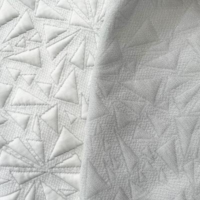 China Triangular Cooling Stretch Haichun Home Textiles Fabric PE Pattern Solid Color Mattress Cloth for sale