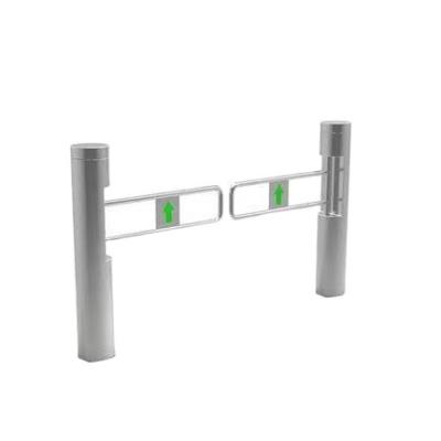 China Security Access Control Management Factory Price Manual Single Barrier Swing Two Way Turnstile For Supermarket for sale