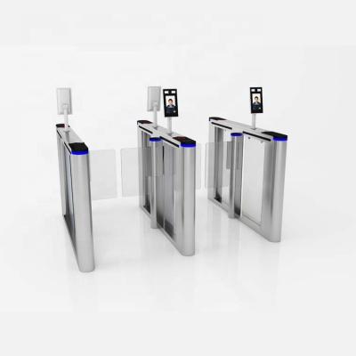 China Security Access Control Management Pedestrian Passing Swing Turnstile Barrier With Face Recognition for sale