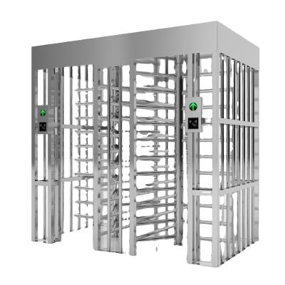 China Security Access Control Management Security Fingerprint and Qr Code Scanner Access Control Barrier Gate Full Height Turnstile for sale