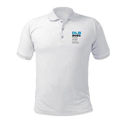 China Anti-wrinkle Custom election or advertising cotton and polyester Polo Shirt with printing logo or white blank shirts for sale