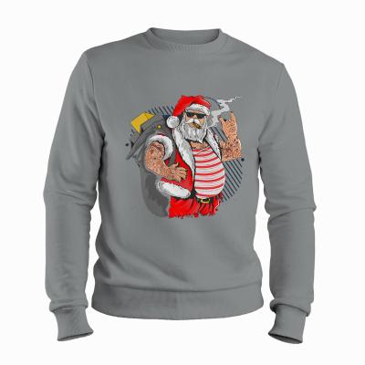 China Anti-wrinkle Streetwear Sweater Sweatshirts Custom Christmas 3d Digital Printed Pullover Sweatshirt And Hoodie Custom Pullover Cotton 300g for sale