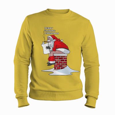 China Anti-wrinkle OEM/ODM Fashion Christmas 3d Digital Printed Pullover Unisex Sweatshirt And Hoodie Custom Unisex Clothing 300g for sale