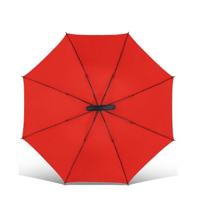 China Factory direct sales minimalist in China golf large sizedouble layer J type windproof umbrella for sale