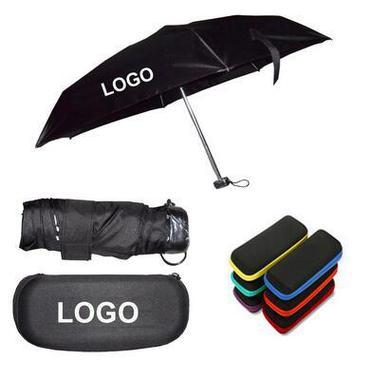 China Promotional Wholesale Logo Print Custom Umbrella 5 Morden Luxury Quality 5 Fold Pocket Mini Umbrella Umbrella for sale