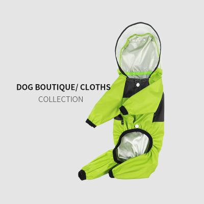 China 100% Waterproof Factory Customized Comfortable Lightweight PU Raincoat Fabric Dog Waterproof Jacket For Outdoor for sale