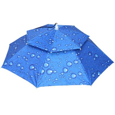 China Headwear Umbrella Head Umbrella Anti UV Vintage Hat Head On Umbrella Zhejiang for sale