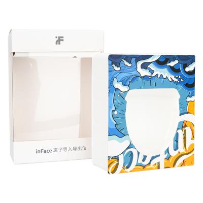 China RuiZhi Handmade Wholesale Reusable Clear Window Formed Electronic Gift Package Paper Boxes With Inserts for sale