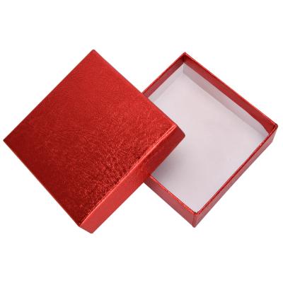 China Ring Jewelery RuiZhi wholesale custom made square bracelet low MOQ red gift jewelry boxes packaging cover and low box for sale