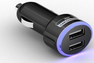 Cina Linea di dati evolutiva didesignazione del micro dell'auto nuovo di USB caricatore doppio universale dell'automobile caricatore del telefono cellulare dell'indicatore del LED in vendita