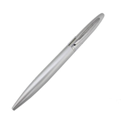 China office & School Pen Factory Price Matte Silver Metal Pen For Advertising for sale