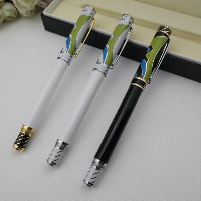 China Custom Luxury Ballpoint Pen Pen Set Executive Promotional Normal New Arrival Metal Logo Gel Ink Pen for sale