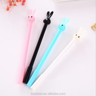 China Glitter Colorful Jelly Rabbit Gel Pen Cartoon Gel Pen Kids Franco Camion Creative Korean Stationery Gel Pen for sale