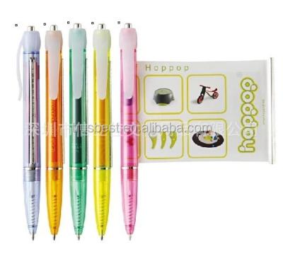 China office & Promotional Cheap School Pen Banner Pen , Retractable Pull Out Paper Pen With Custom Message for sale