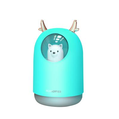 China Car Skin Water Mist USB Personal Facial Spa LED Changing Light Ultrasonic Humidifier Mini Air Essential Oil Car Diffuser 2020 for sale