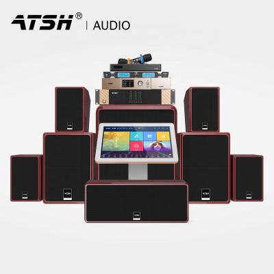 China ATSH A8 Voice Shadow Karaoke Jukebox 7.1 Sound System 7.1 Surround Professional High End Home Theater System China Wholesale On Request for sale