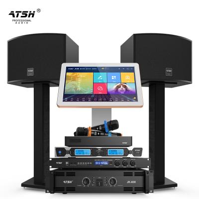 China china audio set ktv production mobile phone on demand entertainment 12 inch speaker family living room voice karaoke OK jukebox home theater system for sale