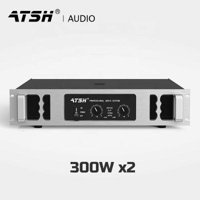 China ATSH DJ-9300 factory wholesale ktv end stage 300W power amplifier family karaoke professional pure hot amplifier DJ-9300 for sale