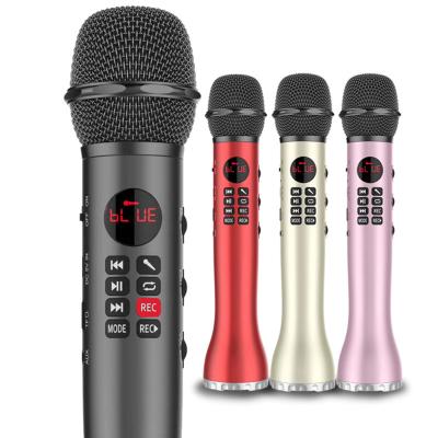 China Dewant L-598 9W Portable Handheld Karaoke Wireless Microphone Microphone for Karaoke Singing with MP3 Player and Voice Recorer for sale