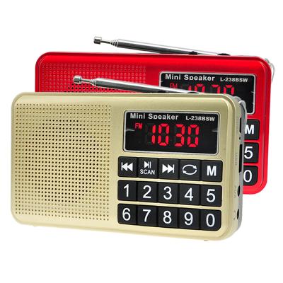 China Dewant L-238BSW PORTABLE Wide Band AM FM Switch Shortwave Digital Radio with MP3 Player for sale