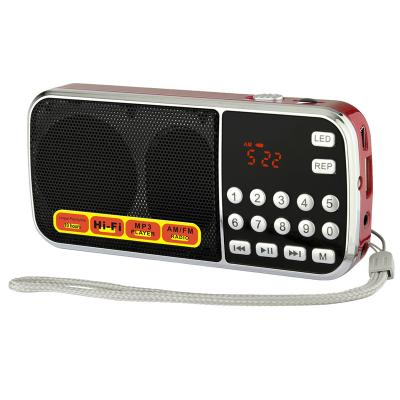 China Dewant L-088AM PORTABLE AM dual band portable pocket fm digital radio with USB/TF port for sale