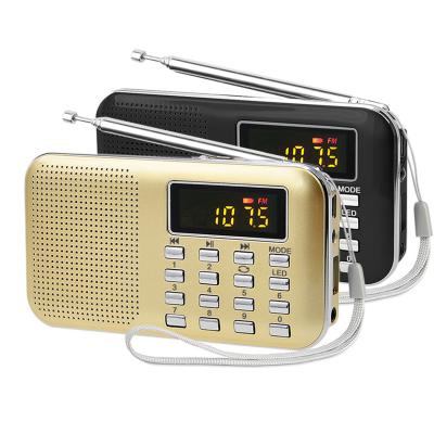 Cina Dewant L-218 China FM PORTABLE Auto Scan Radio Scanner Receiver With Long FM Radio Antenna in vendita