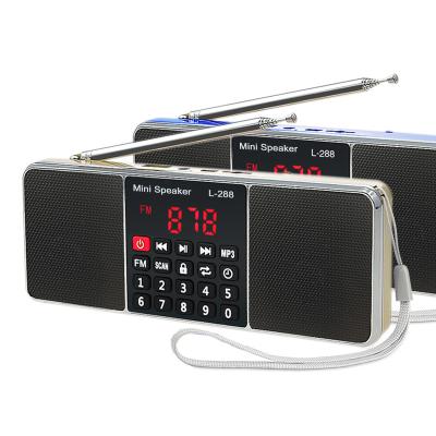 China Dewant L-288 PORTABLE Stereo Sound Long Range Portable Radio FM With Long Radio Antenna for sale