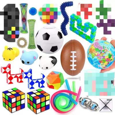 China Relieve Stress 2021 In Running Silicone Stress Relieve Packet Fidget Toy Set for sale