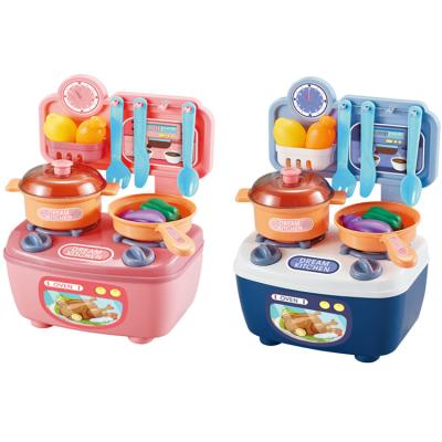 China Pretend Kitchen Toy Play Set Mini Small Family Kitchen Toys Simulate Kitchen Set For Kids for sale