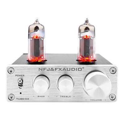 China FXAUDIO TUBE-03 6K4/5654 USB Portable High Fidelity Stereo Tube Preamp 24Bit/96kHz Electronic Tube Preamplifier 10 x 9.5 x 3.2cm for sale