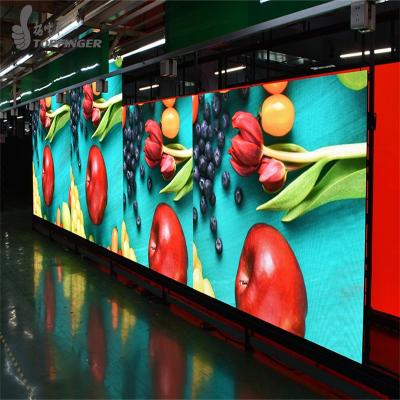 China Topfinger Hd P2.5 P2 P3 P4 P6 P8 P10 Indoor Outdoor Waterproof Full Color Video Panel For Concert P3.91 Rental LED Screen for sale