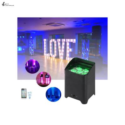 China TFR Good Quality DJ Waterproof Light Bar Wedding Wireless Stage Battery Cable Vertical Uplight Fog Machine TFRqt for sale