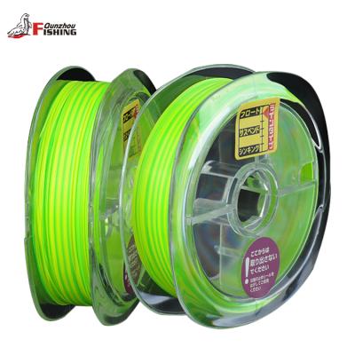 China High Quality Abrasion Resistance Color Double Coated Fishing Wire Nylon Monofilament Fishing Line 100M for sale