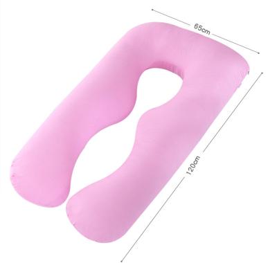 China Manufacturer Full Body Cotton U Shaped Women's Soft Pillow High Quality Ordinary Supply Full Body Soft Maternity Pillow for sale