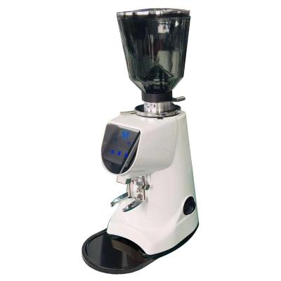 China Household Coffee Grinder Popular Commercial Cheap Portable Espresso Grinder Miller Electric Ground Coffee Beans S70 in White for sale